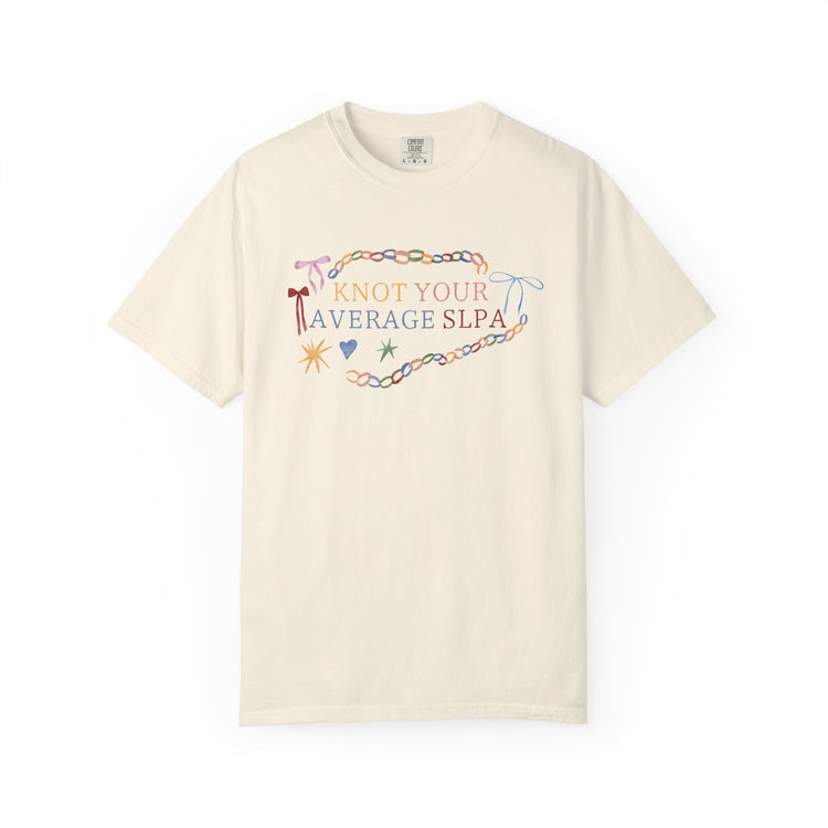bow knot your average SLPA comfort colors tee