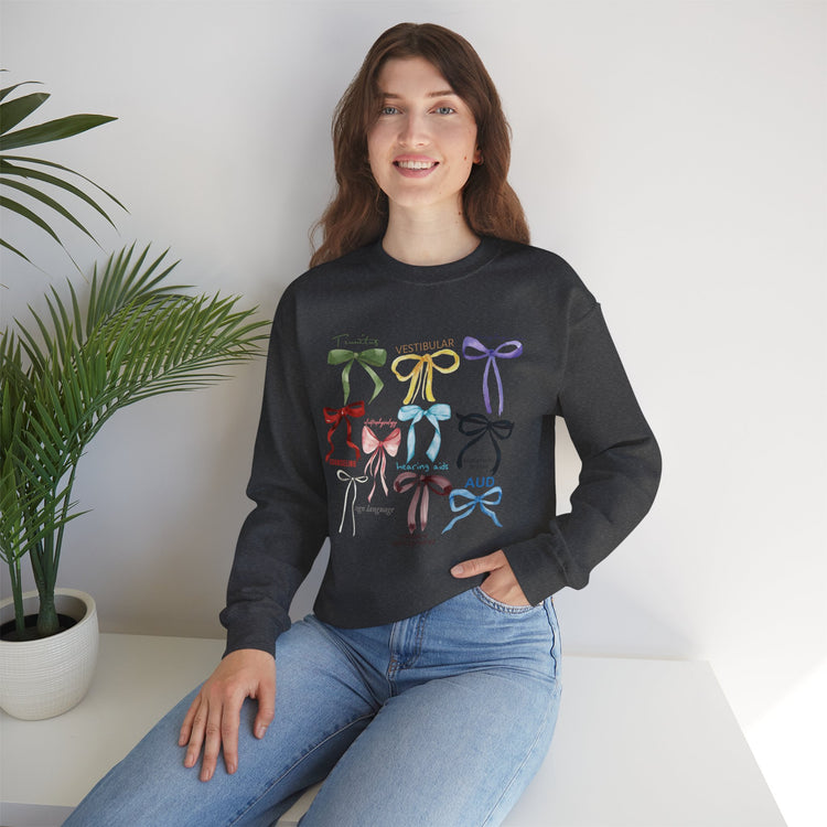 bow AUD era audiology crewneck
