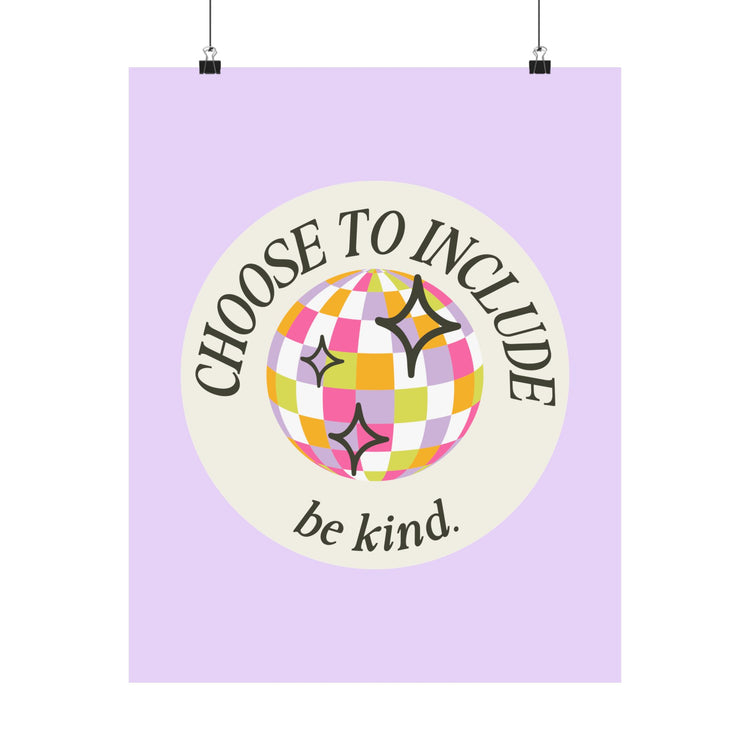 choose to include disco wall poster