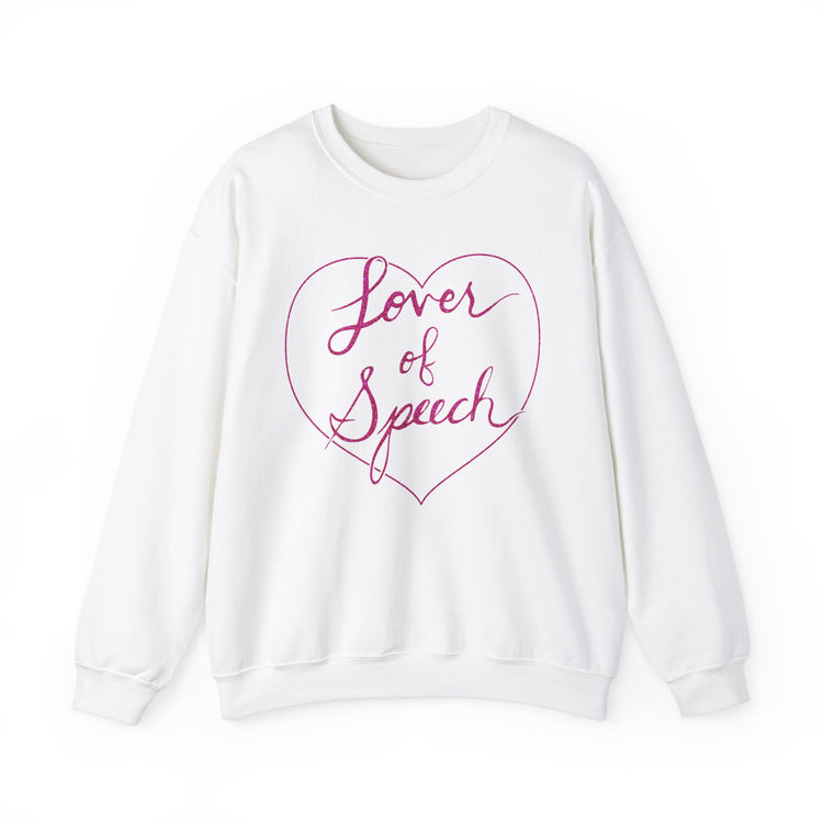 lover of speech crewneck