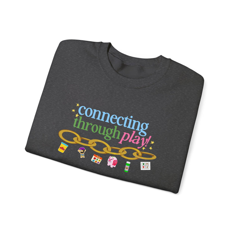 connecting through play chain crewneck