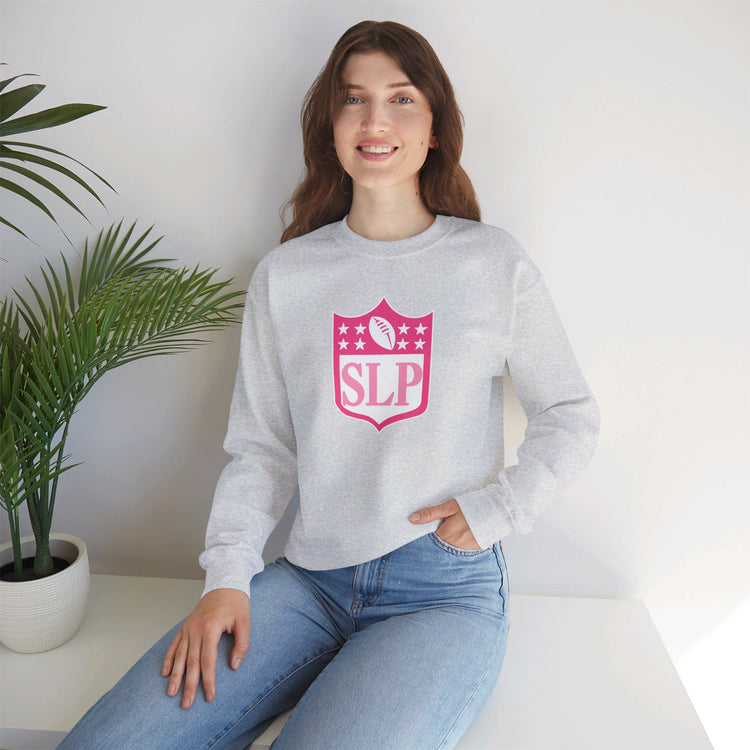 SLP football crest crewneck