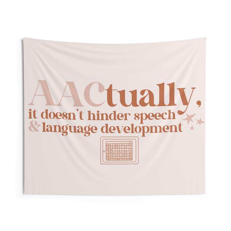AAC facts wall tapestry