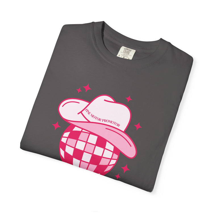 OT cowboy disco comfort colors tee