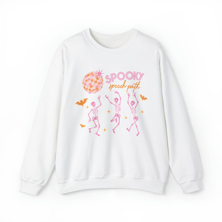 spooky speech disco skeleton crewneck