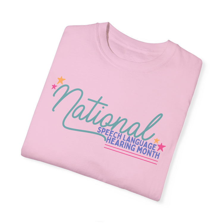 NSLHM stars comfort colors tee