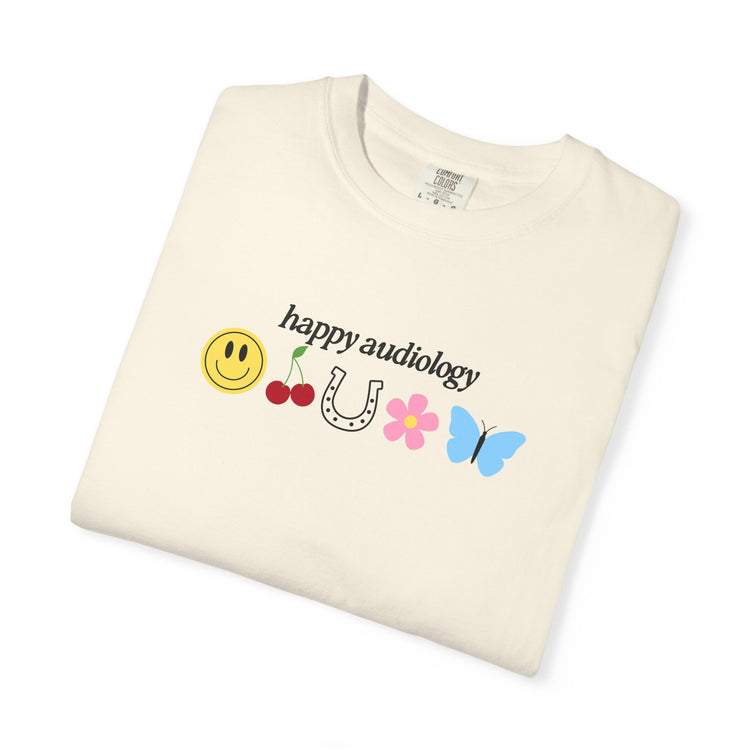 happy audiology comfort colors tee