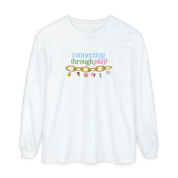 connecting through play chain long sleeve tee
