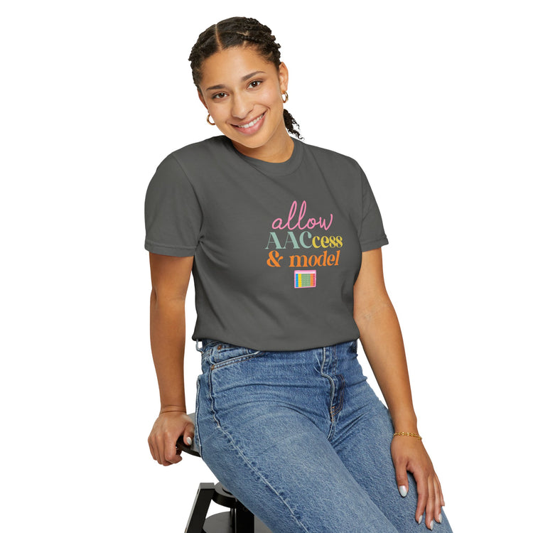 allow AAC access and model comfort colors tee