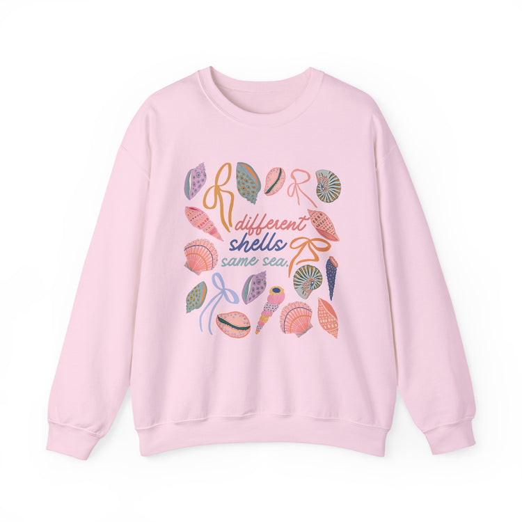 different shells, same sea crewneck