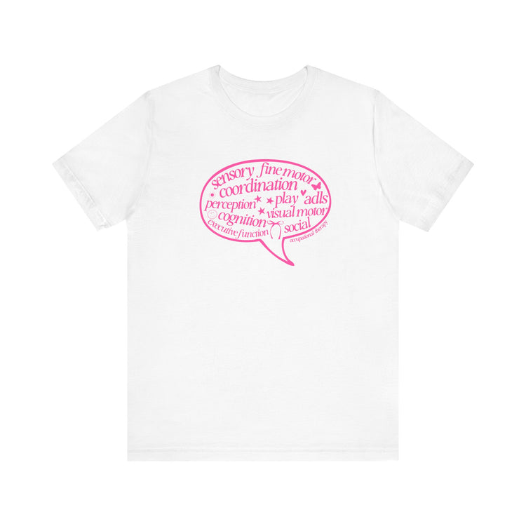 OT pink scope bubble short sleeve tee