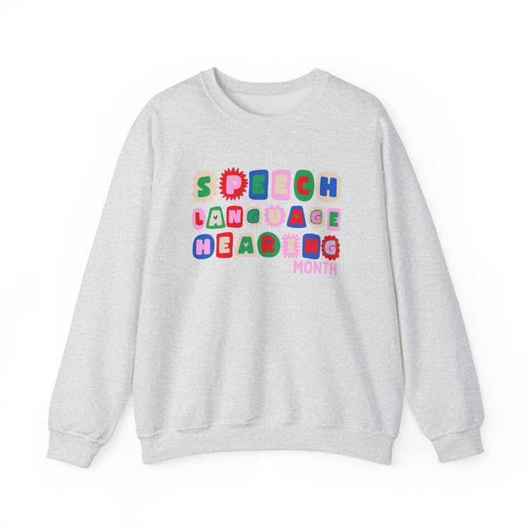 NSLHM block letters crewneck
