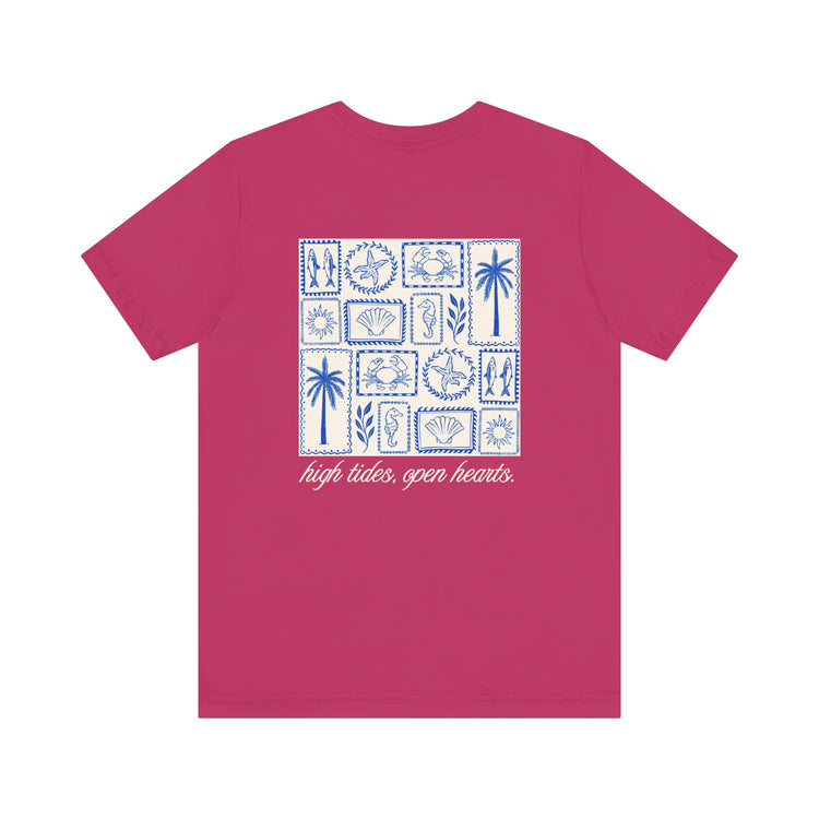 speech path high tides front/back short sleeve tee