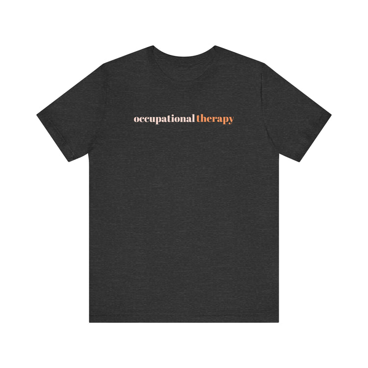 orange simple OT short sleeve tee