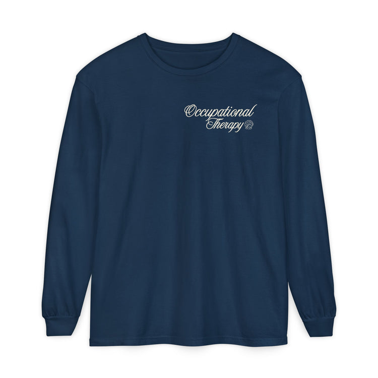 OT clam waves comfort colors long sleeve tee
