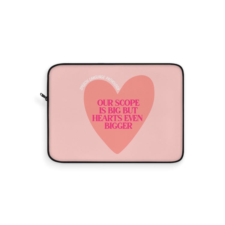 SLP heart scope laptop sleeve