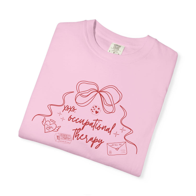 xoxo OT bow comfort colors tee