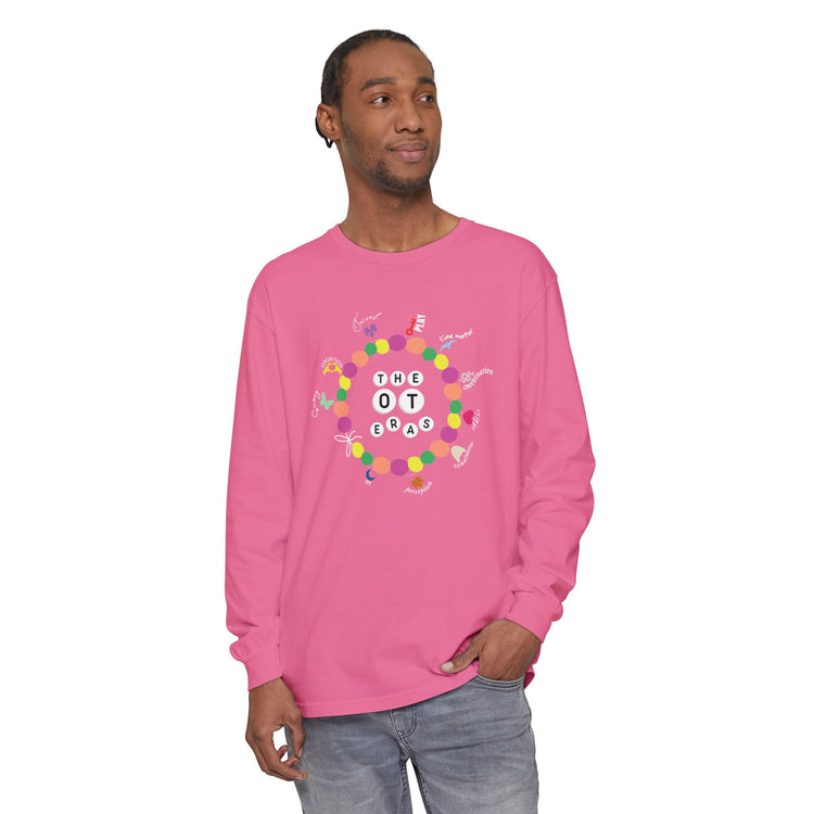 OT scope friendship bracelet comfort colors long sleeve tee