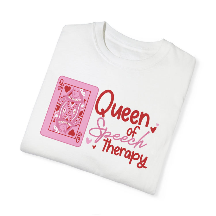 queen of hearts//speech comfort colors tee