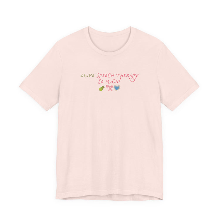olive speech therapy! short sleeve tee