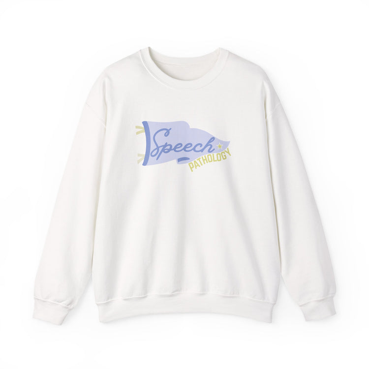 speech pennant flag crewneck