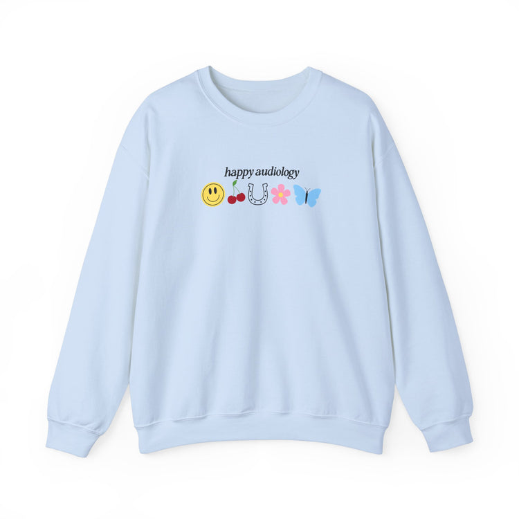 happy audiology crewneck