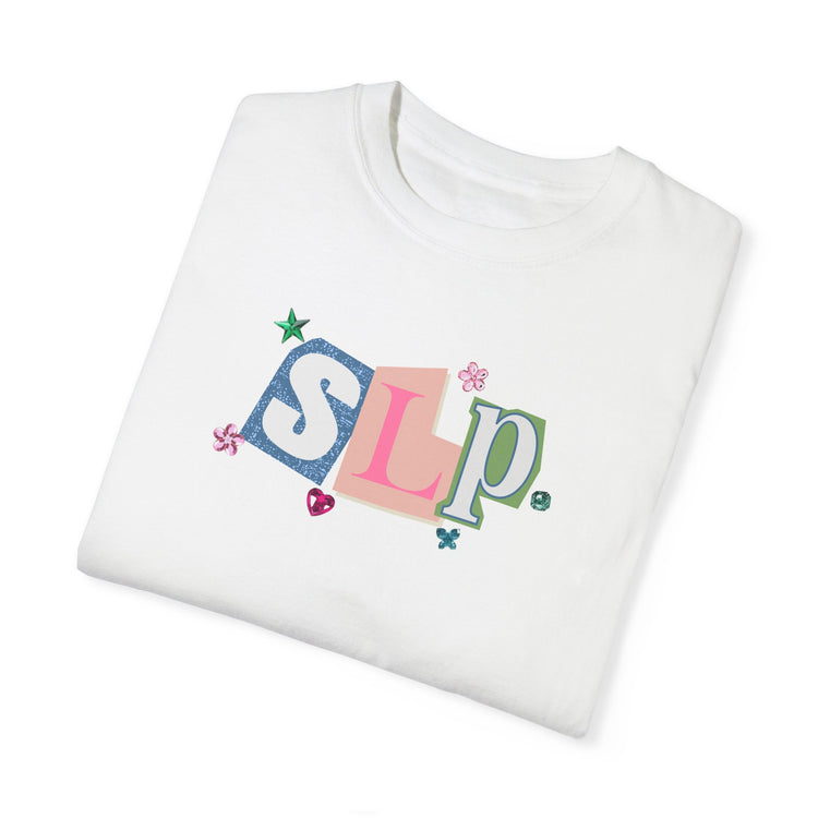 SLP newspaper gem comfort colors tee