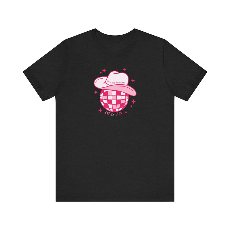OT cowboy disco short sleeve tee