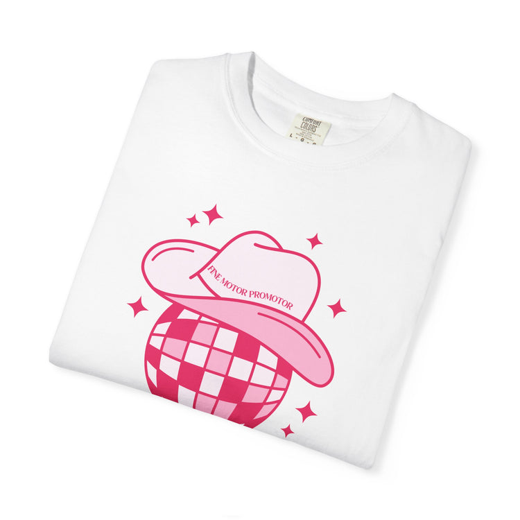 OT cowboy disco comfort colors tee