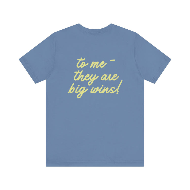 speech path little big wins front/back short sleeve tee