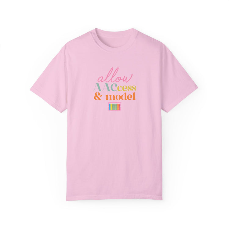 allow AAC access and model comfort colors tee