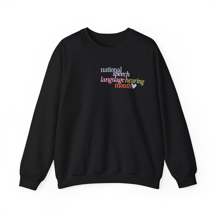 NSLHM heart colorful crewneck