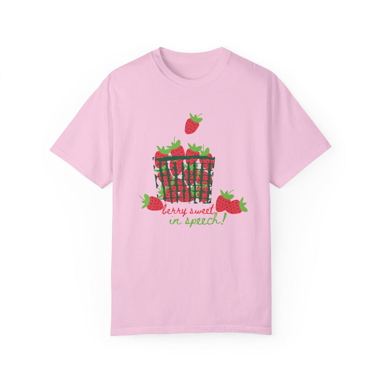 berry sweet in speech! comfort colors tee