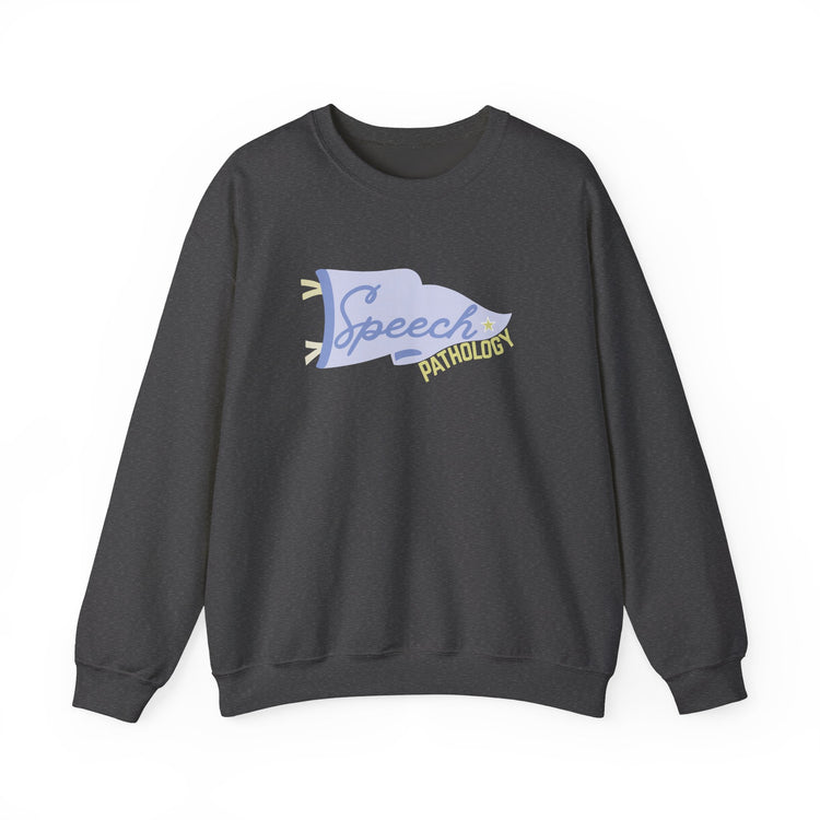 speech pennant flag crewneck