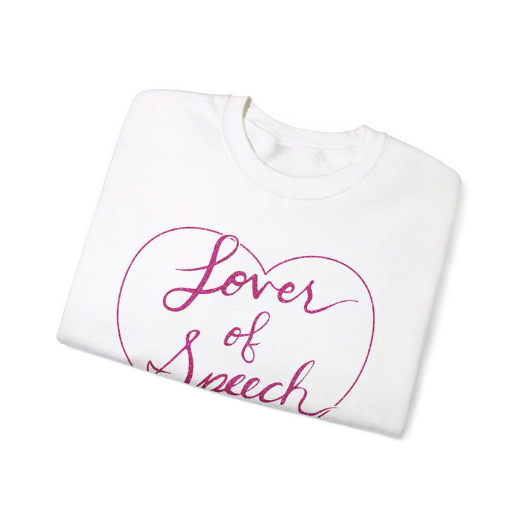 lover of speech crewneck