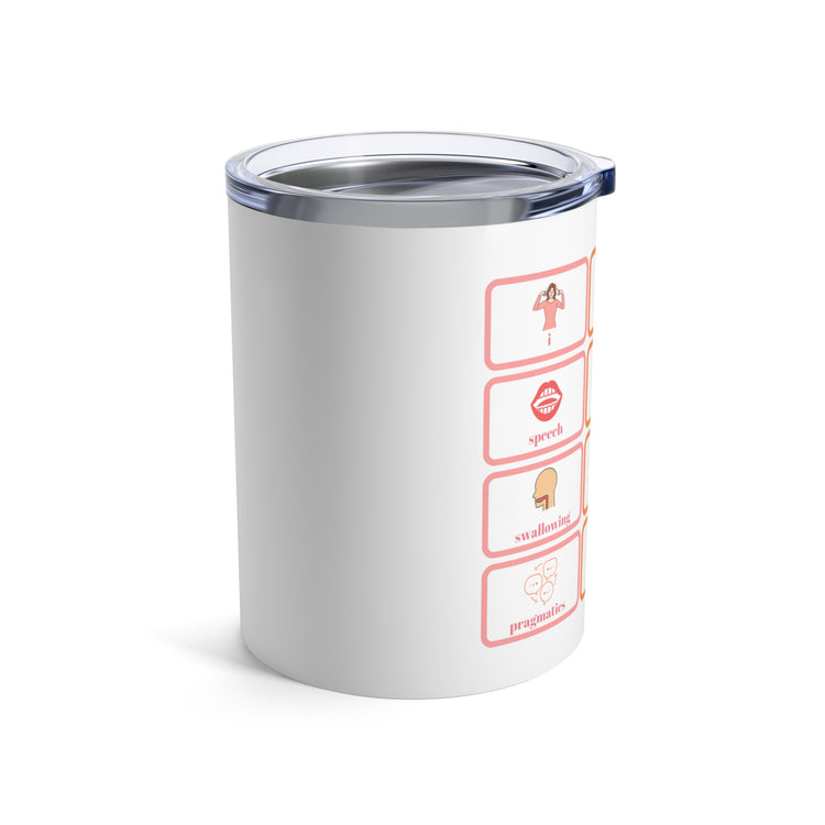 SLP scope AAC design tumbler 10oz