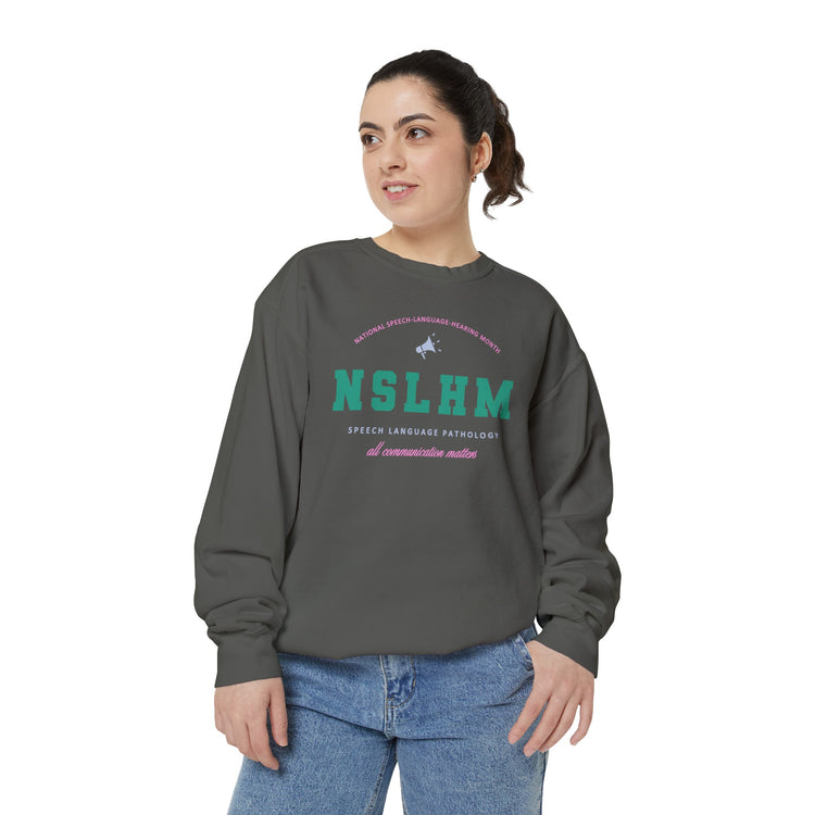 NSLHM varsity comfort colors crewneck
