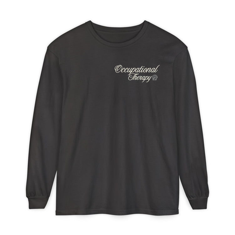 OT clam waves comfort colors long sleeve tee
