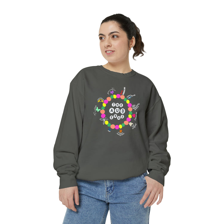 friendship bracelet audiology eras comfort colors crewneck