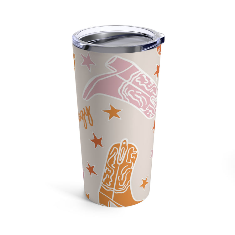 cowboy boots speech pathology tumbler 20oz