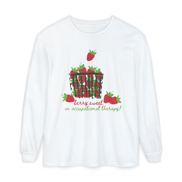 berry sweet in OT comfort colors long sleeve tee