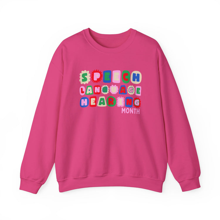 NSLHM block letters crewneck