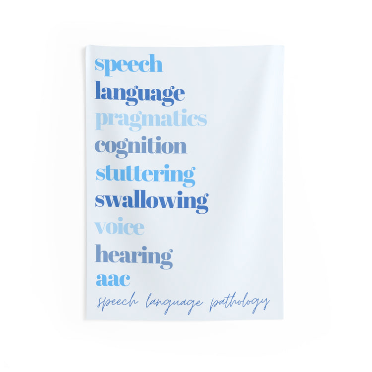 SLP SCOPE BLUE WALL TAPESTRY