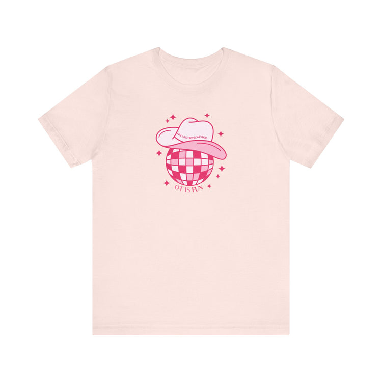 OT cowboy disco short sleeve tee