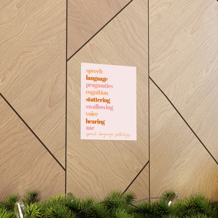 SLP scope pink wall poster