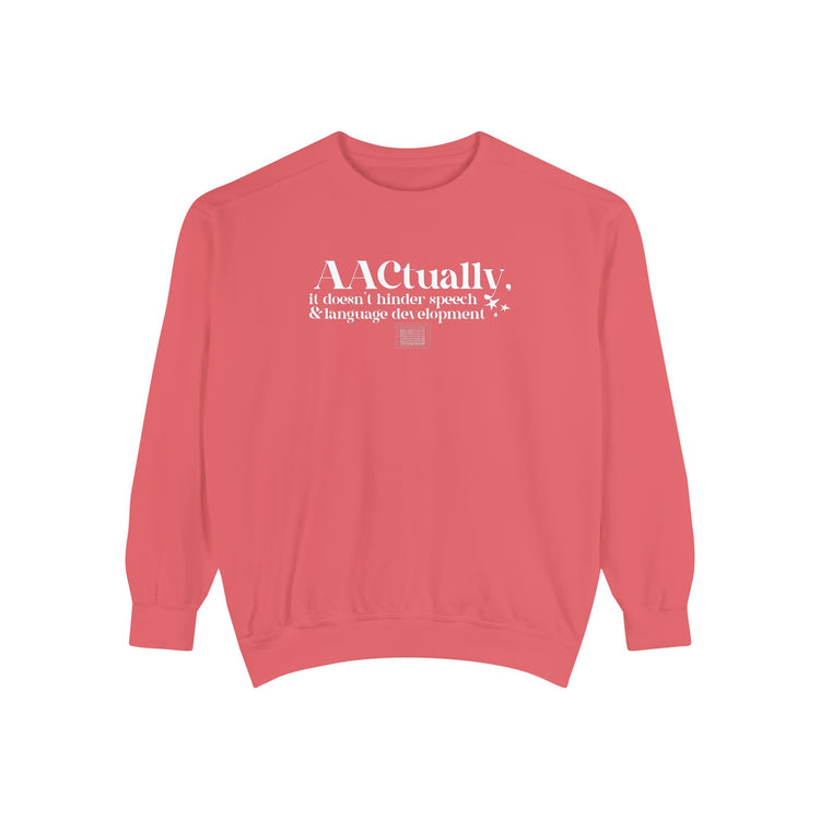 AAC facts comfort colors crewneck