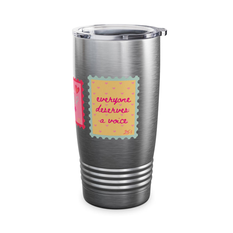 SLP stamps 20oz insulated tumbler