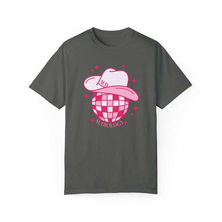 cowboy disco audiology comfort colors tee