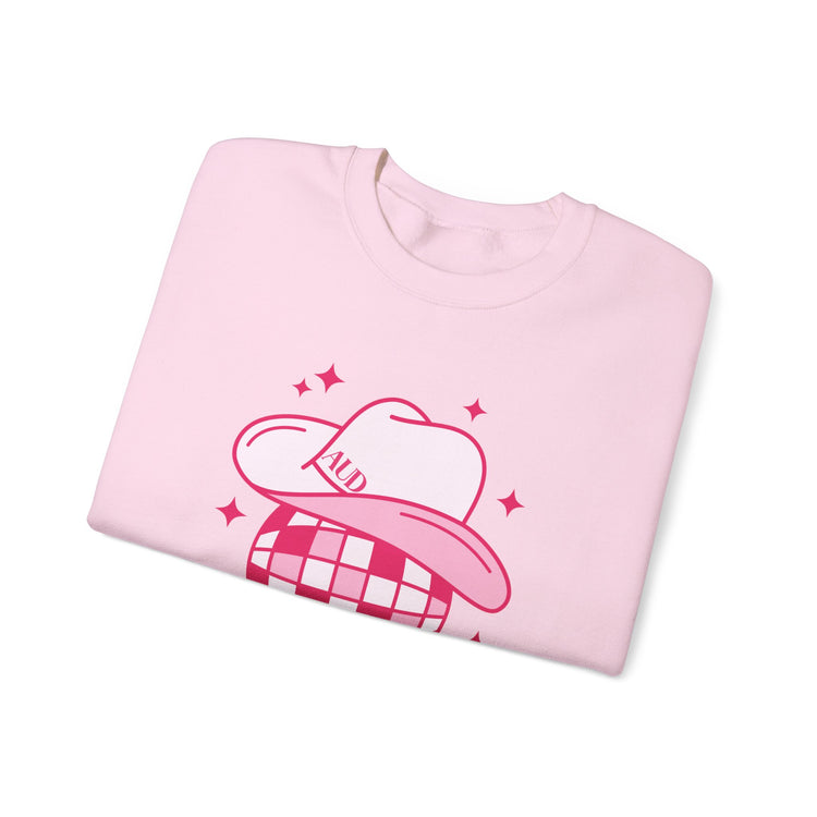disco cowboy audiology crewneck