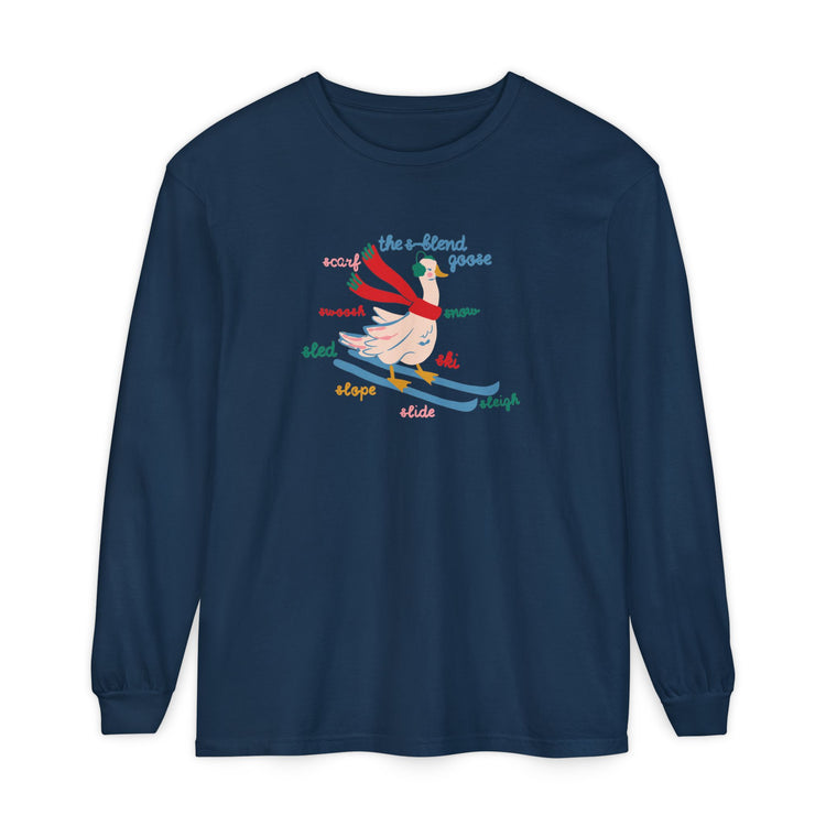 s-blend winter goose long sleeve tee
